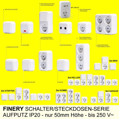 Finery aufputz serie - finery, aufputz-serie